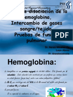Curva de Disociación de La Hemoglobina, Intercambio de Gases Sangre/tejido, Pruebas de Función Pulmonar