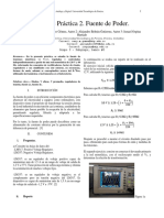 Informe Práctica 2. Fuente de Poder