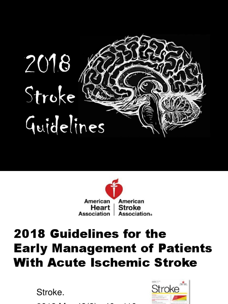2018 Stroke Guidelines | PDF | Stroke | Hypoglycemia