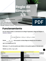 Regla de Simpson 3 - 8