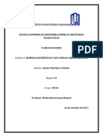 Instituto Politécnico Nacional: Práctica 5: Bombas Centrifugas Y Sus Curvas Caracteristicas