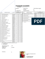 TRANSKRIP AKADEMIK DETAILS STUDENT'S ACADEMIC RECORDS