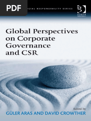 Guler Aras David Crowther Global Perspectives Pdf Corporate Social Responsibility Governance