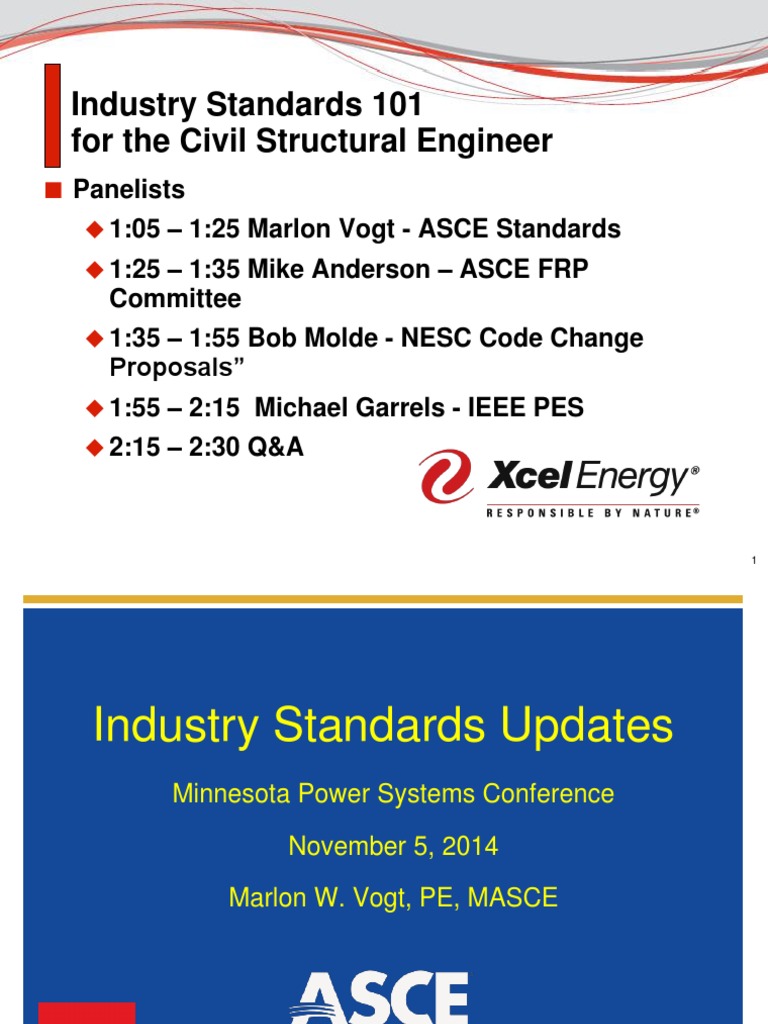 Civil Engineering Standards Overview | PDF | Electric Power System ...