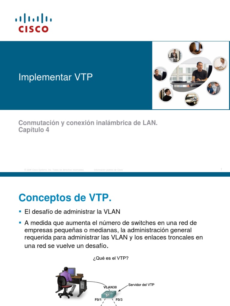 VTP Cisco | PDF | Infraestructura de Telecomunicaciones | Red de ...
