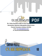 Company Profile KK Srwijaya