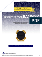 Single Channel Force Sensor Ra18 Diy Datasheet