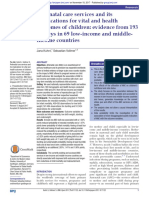 Antenatal Care Services and Its Implications For Vital and Health Outcomes of Children: Evidence From 193 Surveys in 69 Low-Income and Middle-Income Countries