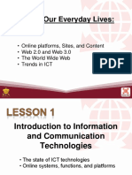 L1 Introduction to Information and Communication Technology