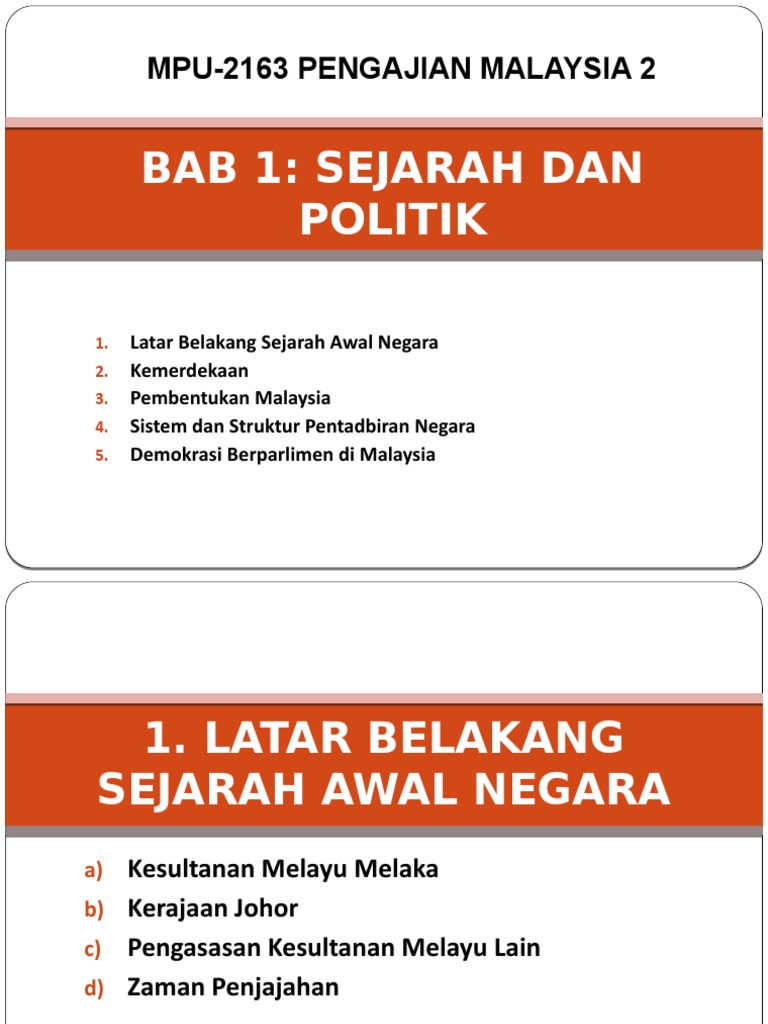 Bab 1 Sejarah Dan Politik  PDF