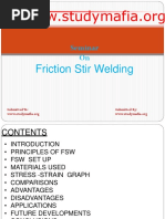 MECH Friction Stir Welding