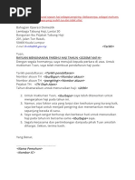 Contoh Surat Rayuan Haji Warga Emas