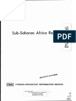 Sub-Saharan Africa Report Provides Insights on Regional Issues