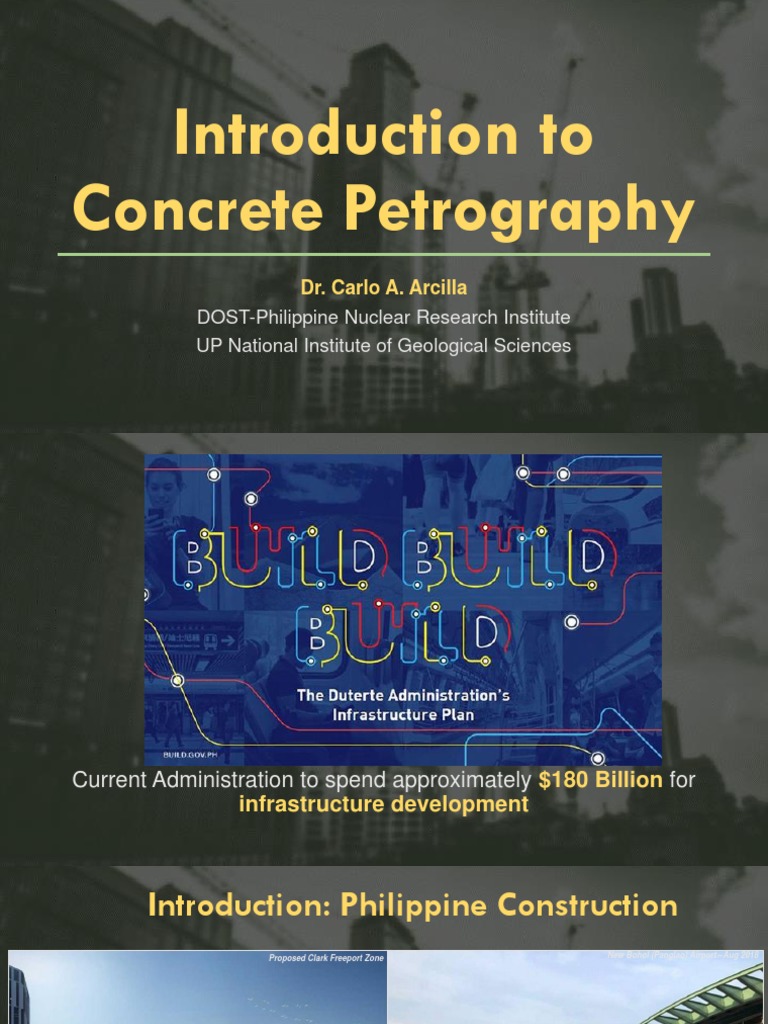 Concrete Petrography in Philippine Construction | PDF | Cement | Concrete