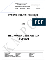Safe hydrogen generation procedures