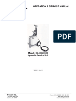 Operation & Service Manual for Hydraulic Service Unit