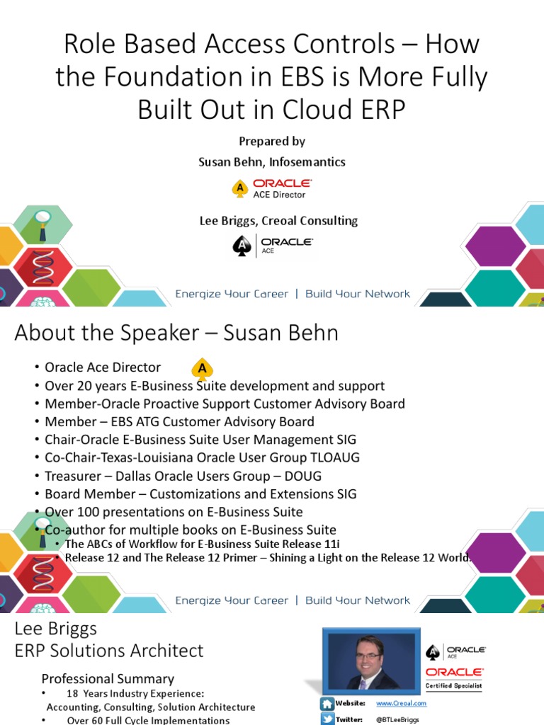 RoleBased Access Controls in Oracle Cloud ERP A Comparison to On