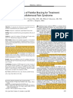 Effectiveness of Patellar Bracing For Treatment of PFPs