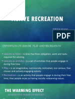 Active Recreation - Fitness