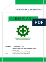 Hse Plan: PT Sampoerna Alam Samudra