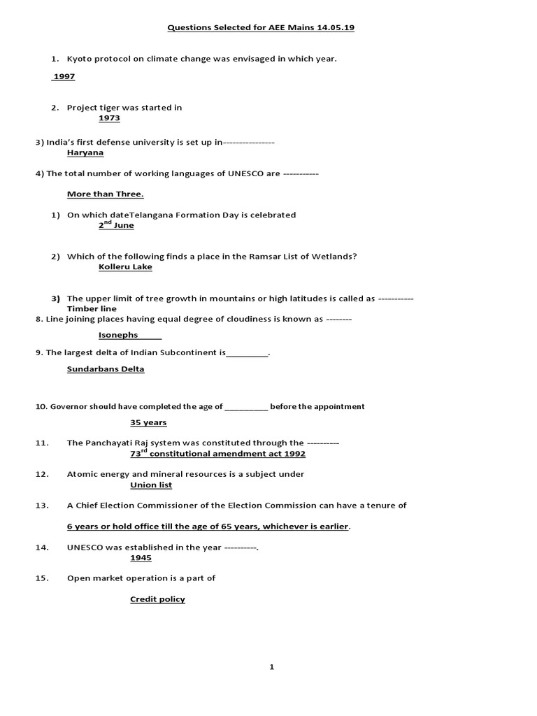 Competitive Exam Prep: Key Questions | PDF | Vitamin C | Nature