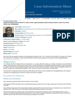 Case Information Sheet: The Prosecutor v. Jean-Pierre Bemba Gombo