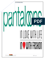 Project Report of Pantaloons