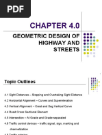 Chapter 4.0 Geometric Design of Highway and Streets - Sept2016