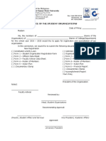 Form 1 and Accreditation Number