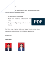 Kriteria Upload Foto Untuk Pendaftaran Online KKN PPM2 PDF