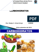 CARBOHIDRATOS - BROMATOLOGIA-2019 - Dra. Gladys Arias