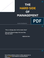THE OF Management: Hard Side