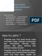 Pengaruh Pers Terhadap Masyarakat Indonesia