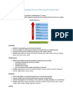 Bloom's Taxonomy Learning Objectives