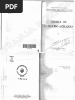 Teoría de Derecho Agrario. Vivanco T I PDF | PDF