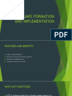 GST Laws Formation and Implementation