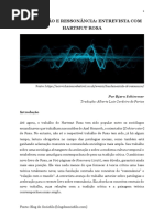 Aceleração e Ressonância Entrevista Com Hartmut Rosa PDF