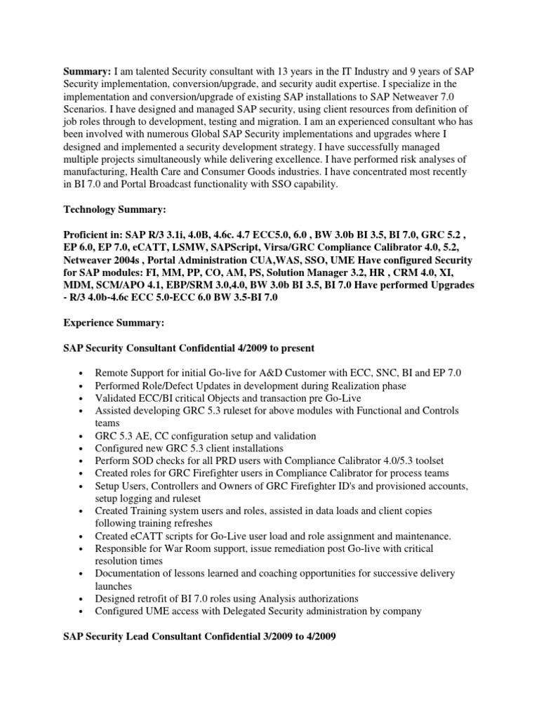SAP Security 00006 PDF Sap Se Computer Network