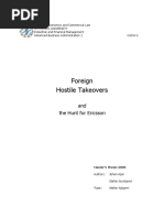 Foreign Hostile Takeovers