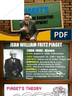 Piaget'S: Stages of Cognitiv E Development