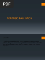 Forensic Ballistics