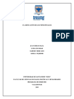 Clasificación de Los Tipos Penales