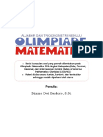 Aljabar Trigonometri Menuju Olimpiade Matematika