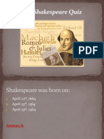 The Shakespeare Quiz