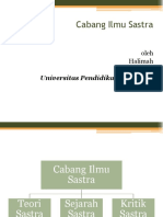 Cabang Ilmu Sastra PDF