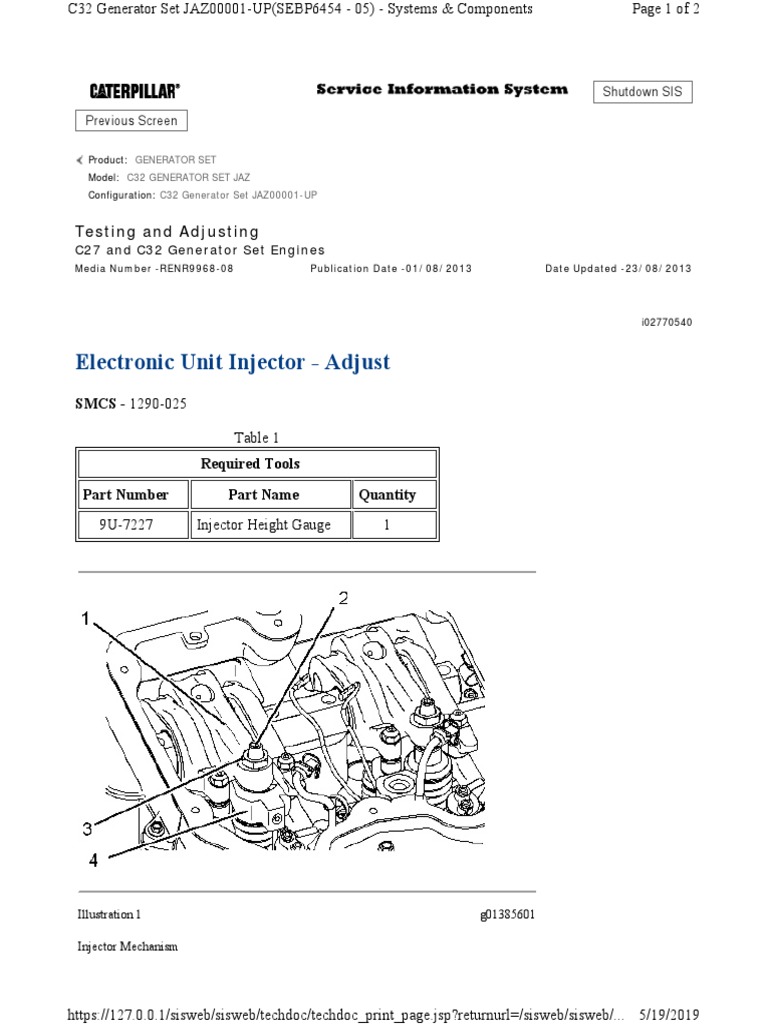 c32 Unit Injector PDF Fuel Injection Engines