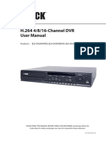 Black 4, 8, or 16-channel DVR User Manual