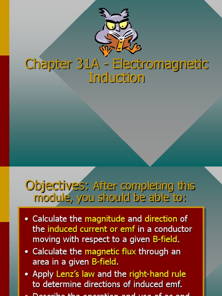Electromagnetic Induction Concepts | PDF | Electromagnetic Induction ...