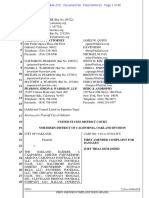 City of Oakland vs. Oakland Raiders and NFL Amended Complaint As of 9-9-2019