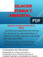 Legislacion Ambiental y Sanitaria